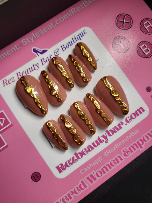 Re-Creation 2 Weeks Nude Abalone Almond Set